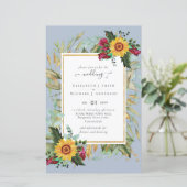 カントリー素朴サンフラワーズブルゴーニュバラ結婚ズ (スタンド正面)