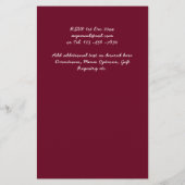 カントリー素朴サンフラワーズブルゴーニュバラ結婚ズ (裏面)