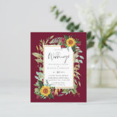 カントリー素朴サンフラワーズブルゴーニュバラ結婚ズ (スタンド正面)