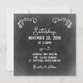 カントリー素朴サンフラワーズ&パンプキンス秋の結婚式 招待状 (裏面)