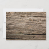 カントリー素朴サンフラワーメイスンジャーブライダルシャワー 招待状 (裏面)