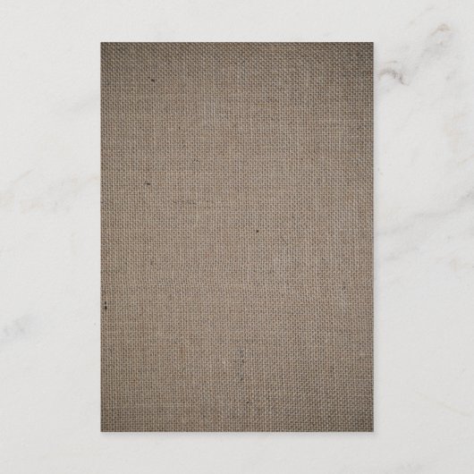 カントリー素朴サンフラワー&バー結婚ラップ詳細 エンクロージャーカード (裏面)