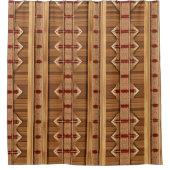 カントリー素朴シャワーカーテン垂直スタイル シャワーカーテン (正面)