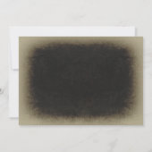 カントリー素朴ツリーキャンドルリハーサルディナー 招待状 (裏面)