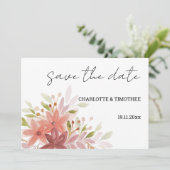 カントリー素朴テラコッタフローラアート セーブザデート (スタンド正面)