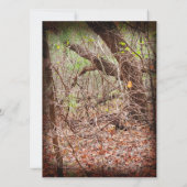 カントリー素朴ディアハンターズ結婚式招待状 招待状 (裏面)