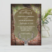 カントリー素朴ディアハンターズ結婚式招待状 招待状 (スタンド正面)