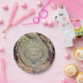 カントリー素朴ディアハンター結婚ズ ペーパープレート (パーティー)