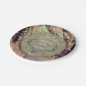 カントリー素朴ディアハンター結婚ズ ペーパープレート (アングル)