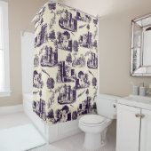 カントリー素朴トイル シャワーカーテン (インサイチュ)