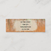 カントリー素朴バーンウエスタンブルスカルサンフラワーズ スキニー名刺 (裏面)