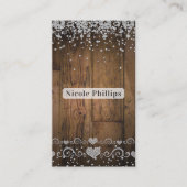 カントリー素朴バーンウッドグラムダイアモンズスパークル 名刺 (正面)