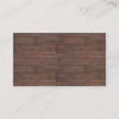 カントリー素朴バーンウッド結婚ズ座席表 プレイスカード (裏面)