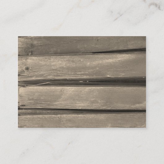 カントリー素朴バーンウッド結婚ズ座席表 プレイスカード (裏面)