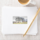 カントリー素朴バーンドウズアドレス ラベル (インサイチュ)