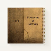 カントリー素朴バーンヴィンテージウエスタンゲストブック ノートブック (裏面)