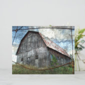 カントリー素朴バーンヴィンテージテクスチャの切り離し (スタンド正面)