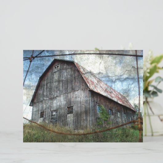 カントリー素朴バーンヴィンテージテクスチャの切り離し (スタンド正面)