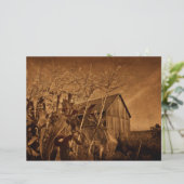 カントリー素朴バーンヴィンテージブラウンファームテクスチャ (スタンド正面)