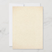 カントリー素朴バーン婚約パーティ招待状 招待状 (裏面)