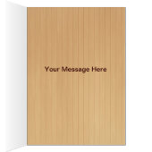 カントリー素朴パープルメイソンジャースサンキューカード (内側 (右))