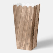 カントリー素朴ヒマワリとブラウン結婚ウッド フェイバーボックス (裏面)