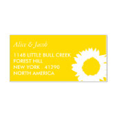 カントリー素朴ヒマワリ – フローラ セルフインキングスタンプ (デザイン)