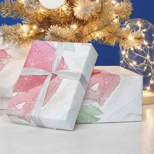 カントリー素朴ビレッジスノー ラッピングペーパー (クリスマス)