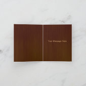 カントリー素朴ピンクメイソンジャースサンキューカード サンキューカード (内部)