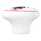 カントリー素朴ファームハウスチキン セラミックノブ (側面)