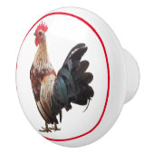 カントリー素朴ファームハウスチキン セラミックノブ (右)