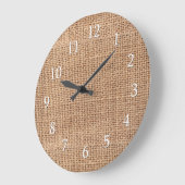 カントリー素朴ファームハウスバーラップ ラージ壁時計 (傾斜)