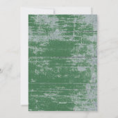 カントリー素朴フローラウッドクリスマス シーズンカード (裏面)