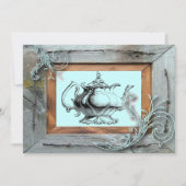 カントリー素朴ブライダルシャワーティーパーティの招待状 招待状 (正面)