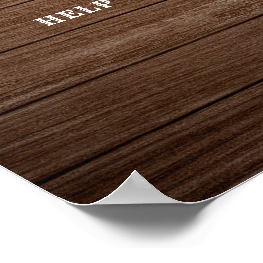 カントリー素朴ブーツ女性のカーボーイ誕生日ドリンク看板 ポスター (角)