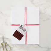 カントリー素朴プレイドファームハウススタイルクリスマス ギフトタグ (より糸付き)