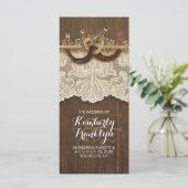 カントリー素朴ホースシューズレースウッド結婚式 プログラム (スタンド正面)