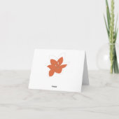 カントリー素朴メイスンジャーサンキューカード サンキューカード (裏面)