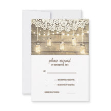 カントリー素朴メイソンジャースライツレースウッドRSVP