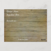 カントリー素朴メイソンジャール赤面ブルーアジサイ ポストカード (裏面)