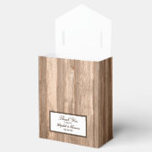 カントリー素朴モノグラムツリー&ウッド結婚ズ フェイバーボックス (オープン)