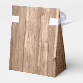 カントリー素朴モノグラムツリー&ウッド結婚ズ フェイバーボックス (裏面サイド)