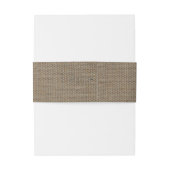 カントリー素朴モノグラムツリー&バ結婚ラップ 招待状ベリーバンド (裏面例)