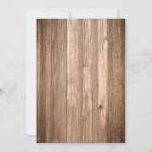 カントリー素朴モノグラムブランチリハーサルディナー 招待状 (裏面)