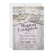 カントリー素朴ラブロープバーラップレースバーンウェディング