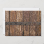 カントリー素朴ラベンダーメイソンジャーブライダルシャワー 招待状 (裏面)