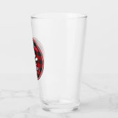 カントリー素朴レイクハウスツリーレッドバッファロープレイド タンブラーグラス (左)