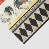 カントリー素朴ロスターズハーレクインブラックデコップページ 薄葉紙 (詳細)