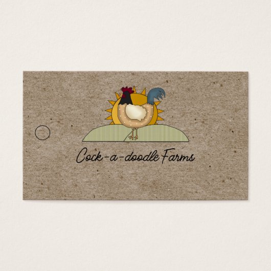 カントリー素朴ロースターファームクラフト製品ラベル (正面)