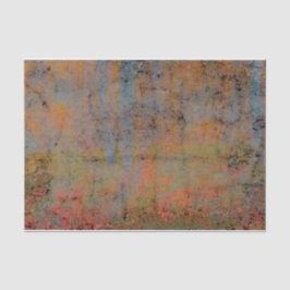 カントリー素朴ヴィンテージオレンジ色の青いテクスチャ 薄葉紙